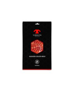 Salchichon de bellota iberico gesneden
