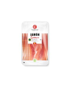 Jamon serrano gesneden