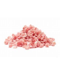 Gerookt mager spek blokjes (zonder etiket) vac.  ±200gr Zweistra