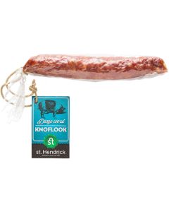 Bio droge worst knoflook