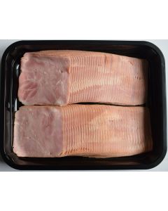 Schouderham tosti 9x9cm gesneden