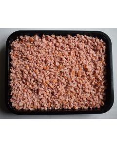 Hamblokjes gesneden