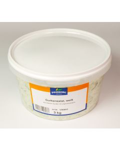 Komkommersalade in roomsaus