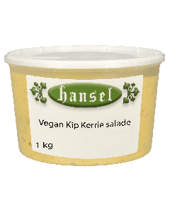 Vegan kip-kerrysalade