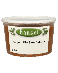 Vegan kip-satésalade