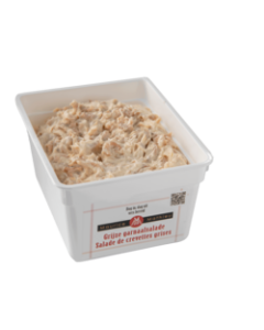 Grijze garnalen salade