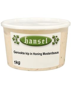 Ger. kip in honing-mosterd salade
