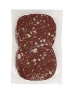 Bakbloedworst met spek (2pl) 200 gr z.etiket