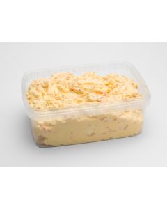 Ei gerookte zalm salade