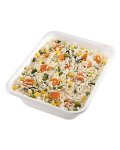 Basis mediterrane rijstschotel