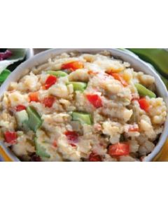 Snijboon-paprika stampot