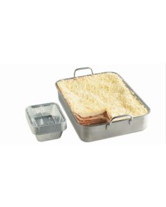 Lasagne bolognese (inox) met alu-bakjes