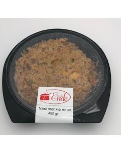 Nasi kip en ei saté