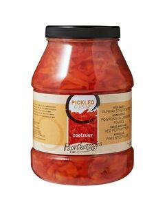 Paprika reepjes rood