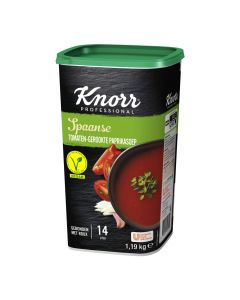 Spaanse tomaten gerookte paprikasoep