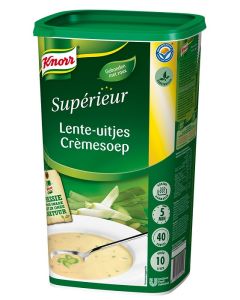 Lente-ui en preisoep