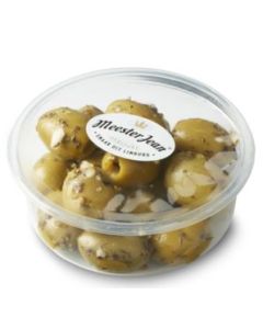 Knoflook olijven