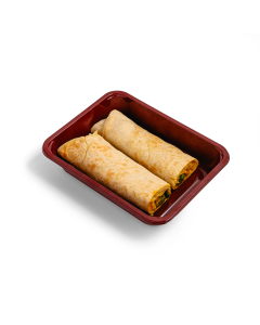 Surinaamse roti-rol met kip