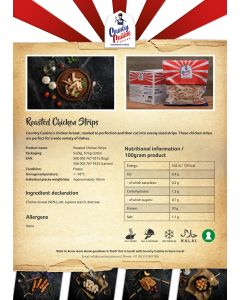 DV Roasted Chicken Strips 10-12mm