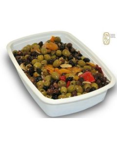 Italia mix olijven met paprika