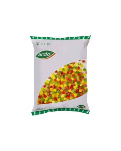 DV Paprika kubus rood/groen/geel