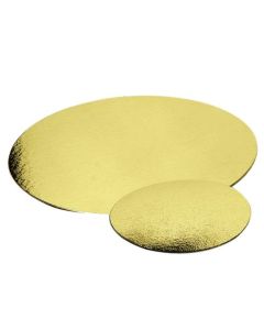 Onderlegger goud/zilver kart Ø24cm