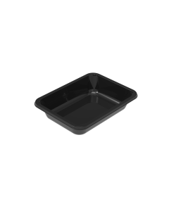 Ovenbak zwart 171x127x50mm 665ml 1-vak