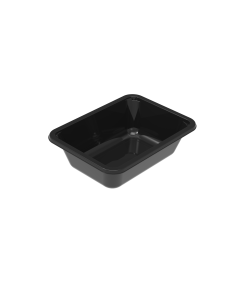 Ovenbak zwart 176x163x45mm 870ml 1-vak