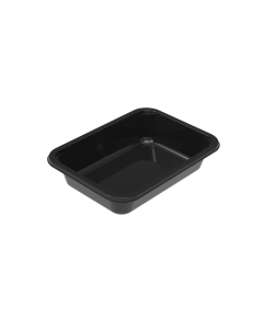 Ovenbak zwart 187x137x40mm 680ml 1-vak