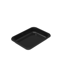 Ovenbak zwart 187x137x27mm 470ml 1-vak