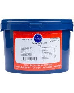 Spicy romasaus gluten&lactose vrij