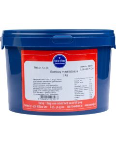 Maaltijdsaus Bombay gluten&lactose vrij