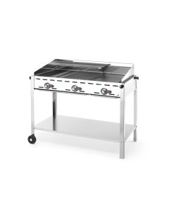 BBQ green fire 3-branders