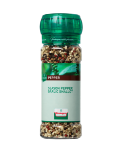 Season pepper garlic shallot pure