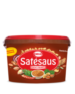 Satésaus licht pikant k&k