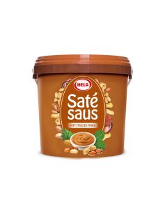 Satésaus met stukjes pinda