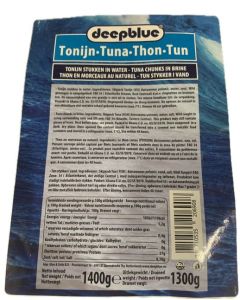Tonijn in water (zak)