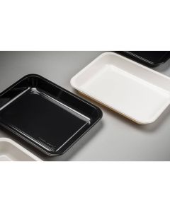 Menuschaal 1V 227x177x35mm zwart