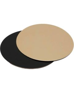 Onderlegger karton goud/zwart