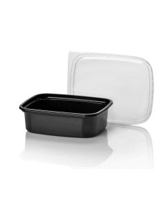 Saladebak 150cc PP rechth. zwart