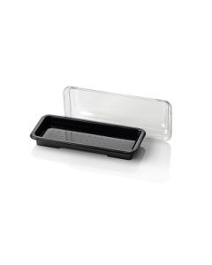 Sushi tray 208x90mm zwart