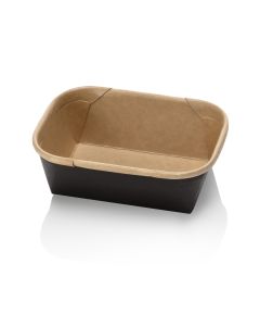 Bakje kraft 110x80x35mm 150ml