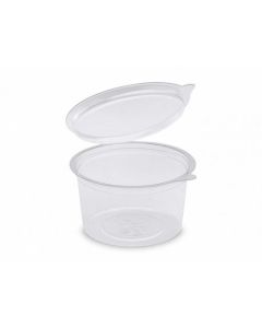 Rauwkostbox APET Olipack 120 x 67 mm - 400 ml - Transparant - afscheurbaar deksel