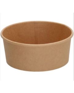 Kraft paper bowl rond 750ml 148x129x60mm