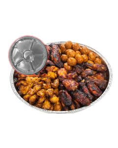 Alu. inzetschaal 6-vaks (voor partypan 40cm)