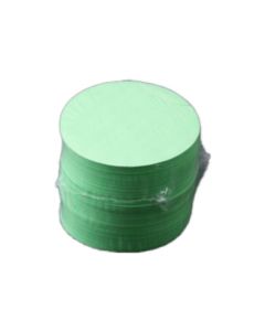 Hamburgerservet rond 12cm groen