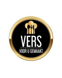 Etiket rond Ø50mm vers voor u gemaakt