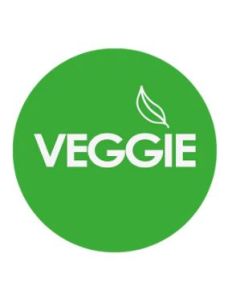 Etiket rond Ø28mm veggie