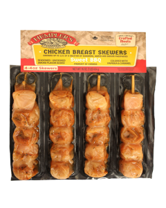 DV Fried chicken breast skewers 12gr IQF