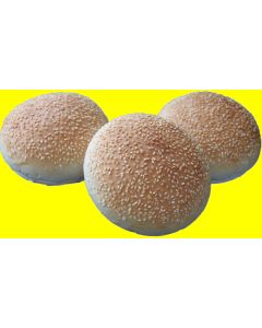 Ambachtelijke bollen wit met sesam gesneden